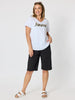 Amour Animal Print Tee - White