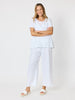 Silver Jewel Print Top - White/Silver