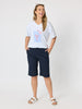 Laguna Cafe Print Cotton Tee - White