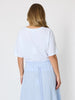 Laguna Cafe Print Cotton Tee - White