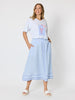 Laguna Cafe Print Cotton Tee - White