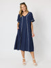 Del Mar Dress - Navy