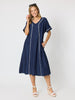 Del Mar Dress - Navy