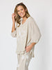 Camellia Floral Print Top - Natural