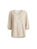 Camellia Floral Print Top - Natural