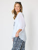Camellia Floral Print Top - White