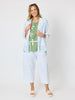 Bay Leaf Print Top - Fern Multi