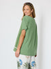 Bay Leaf Print Top - Fern Multi