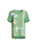 Bay Leaf Print Top - Fern Multi