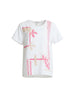 Bay Leaf Print Top - White Blush