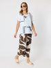 Bay Leaf Print Top - White Mocha