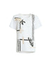 Bay Leaf Print Top - White Mocha
