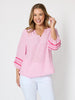 Canopy Ric Rac Top - Lipstick