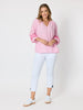 Canopy Ric Rac Top - Lipstick