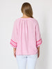 Canopy Ric Rac Top - Lipstick