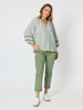 Canopy Ric Rac Top - Olive