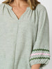 Canopy Ric Rac Top - Olive