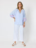 Canopy Ric Rac Top - Pale Blue