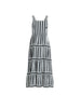 Bianca Stripe Print Sundress - Black/White
