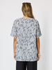 Tapestry Print Top - Black White