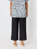 Essential Button Wide Leg Pant  - Black