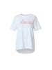 Amour Relaxed Embroidered Tee - White