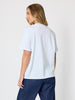 Amour Relaxed Embroidered Tee - White