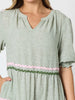 Canopy Ric Rac Dress - Olive