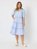 Canopy Ric Rac Dress - Pale Blue