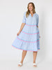 Canopy Ric Rac Dress - Pale Blue
