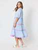 Canopy Ric Rac Dress - Pale Blue