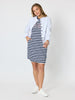 Gisele Embroidered Denim Jacket  - White