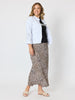 Gisele Embroidered Denim Jacket  - White