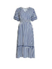 Montecito Stripe Print Dress - Navy/White