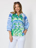 Limoncello Floral Print Top - Apple Multi