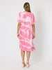 Bay Leaf Print Dress - Blush Multi