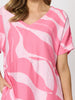 Bay Leaf Print Dress - Blush Multi