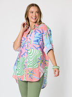 Urban Jungle Print Shirt - Musk Multi