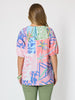 Urban Jungle Print Top - Musk Multi