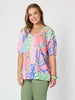 Urban Jungle Print Top - Musk Multi