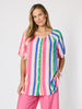 Jewel Stripe Top - Candy Multi