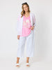 Orbit Print Top - Pink