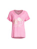 Orbit Print Top - Pink