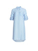 Pier Stripe Shirtdress - Blue/White