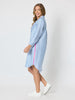 Pier Stripe Shirtdress - Blue/White