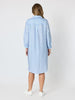 Pier Stripe Shirtdress - Blue/White