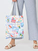 Vacation Print Tote Bag - Multi