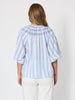 Seaside Stripe Print Top - Blue/White