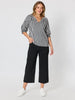 Kalahari Stripe Print Tunic - Black/White