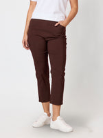 Zara Stretch Pant - Coffee
